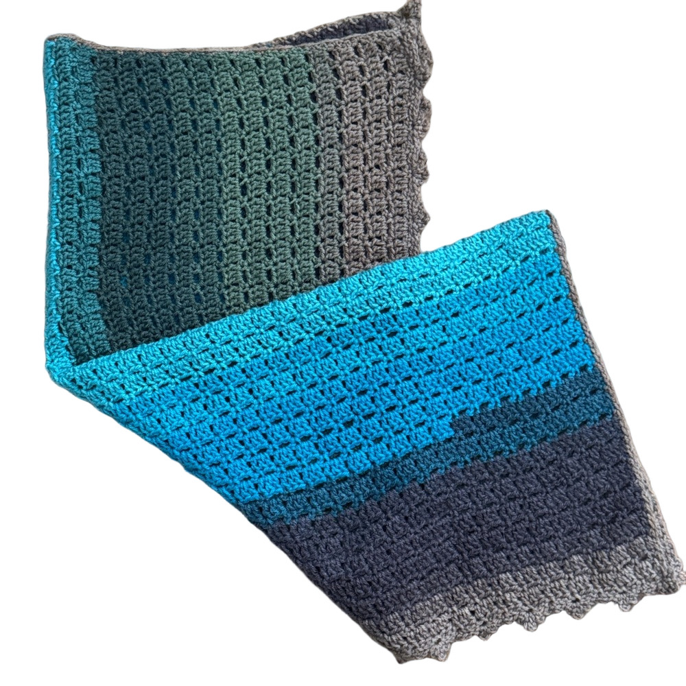 Hand Crocheted Blanket / Baby Blanket / Lap Blanket
